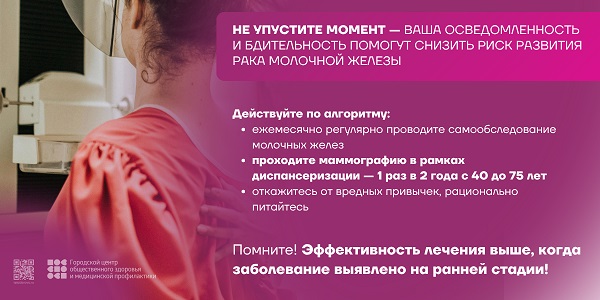 13-19 октября 2025 г. Неделя борьбы с раком молочной железы