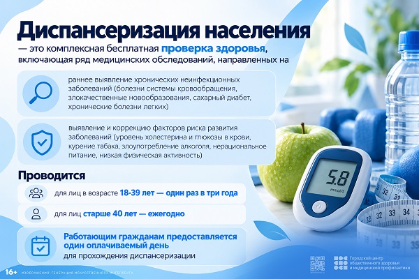 19-25 октября 2026 года. Неделя информирования о важности диспансеризации и профосмотров