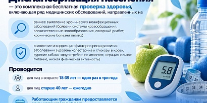 19-25 октября 2026 года. Неделя информирования о важности диспансеризации и профосмотров
